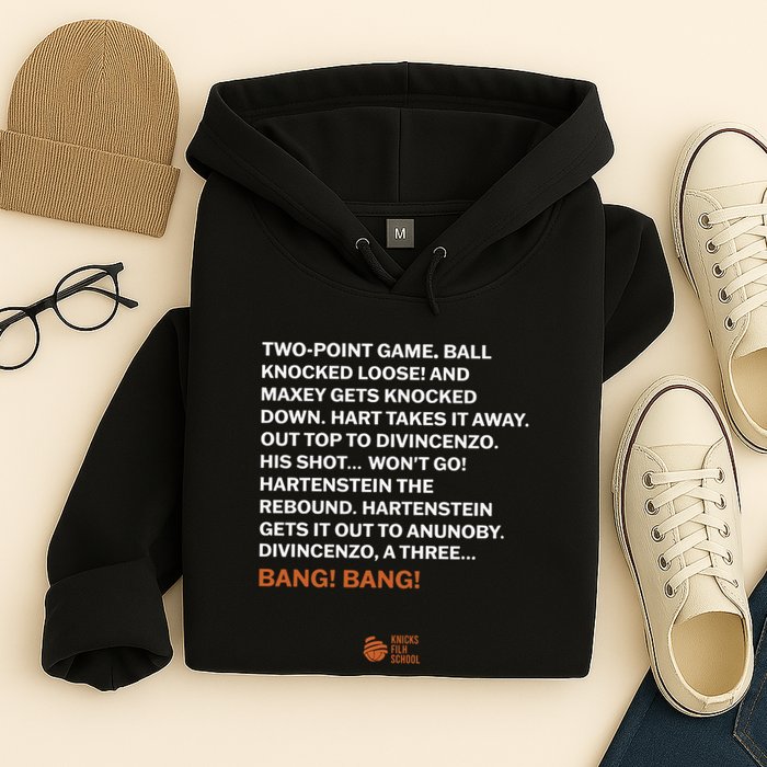 Two Point Game Ball Knocked Loose And Maxey Gets Knocked Down Bang Bang Hoodie