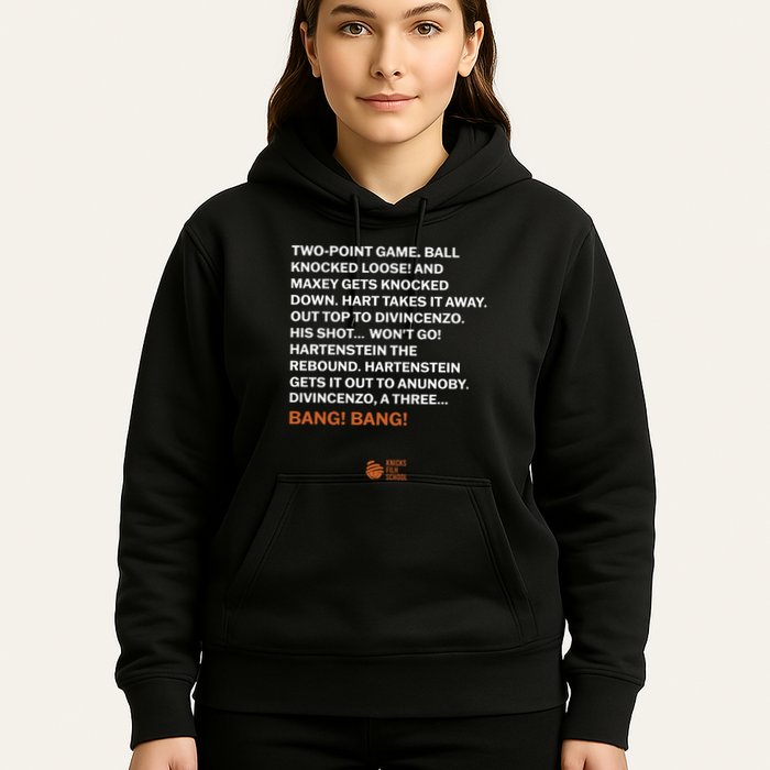 Two Point Game Ball Knocked Loose And Maxey Gets Knocked Down Bang Bang Hoodie