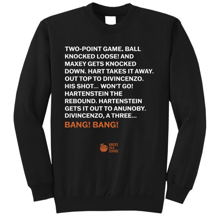 Two Point Game Ball Knocked Loose And Maxey Gets Knocked Down Bang Bang Sweatshirt