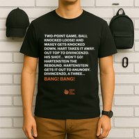 Two Point Game Ball Knocked Loose And Maxey Gets Knocked Down Bang Bang T-Shirt