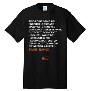 Two Point Game Ball Knocked Loose And Maxey Gets Knocked Down Bang Bang Tall T-Shirt