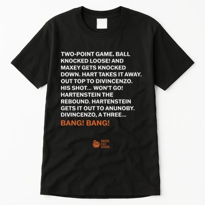 Two Point Game Ball Knocked Loose And Maxey Gets Knocked Down Bang Bang Tall T-Shirt