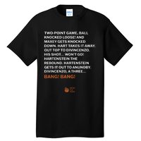 Two Point Game Ball Knocked Loose And Maxey Gets Knocked Down Bang Bang Tall T-Shirt