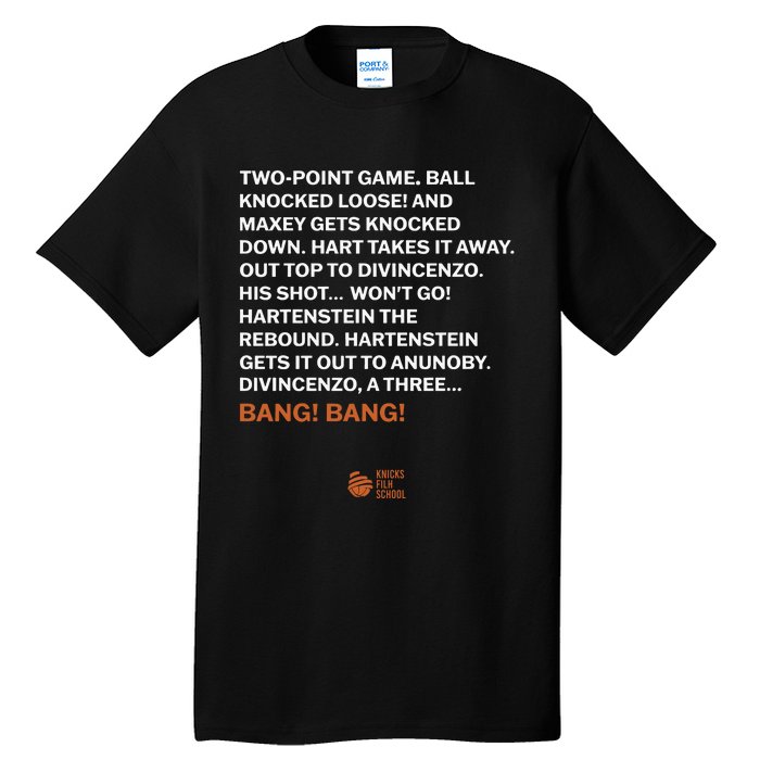 Two Point Game Ball Knocked Loose And Maxey Gets Knocked Down Bang Bang Tall T-Shirt