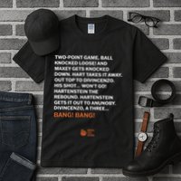 Two Point Game Ball Knocked Loose And Maxey Gets Knocked Down Bang Bang Tall T-Shirt