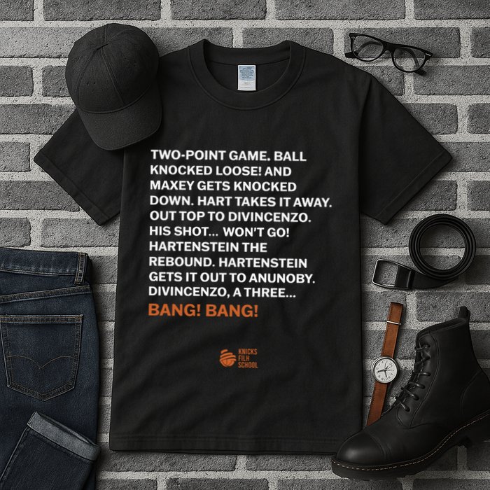Two Point Game Ball Knocked Loose And Maxey Gets Knocked Down Bang Bang Tall T-Shirt
