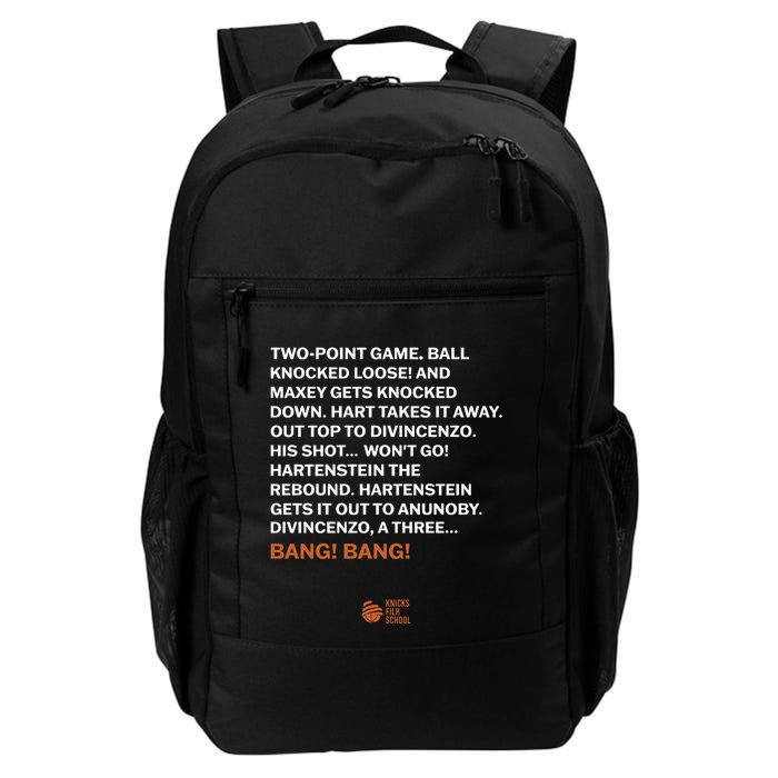 Two Point Game Ball Knocked Loose And Maxey Gets Knocked Down Bang Bang Backpack