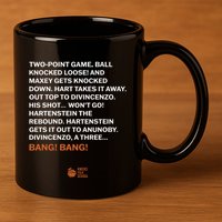 Two Point Game Ball Knocked Loose And Maxey Gets Knocked Down Bang Bang 11oz C Handle Ceramic Mug