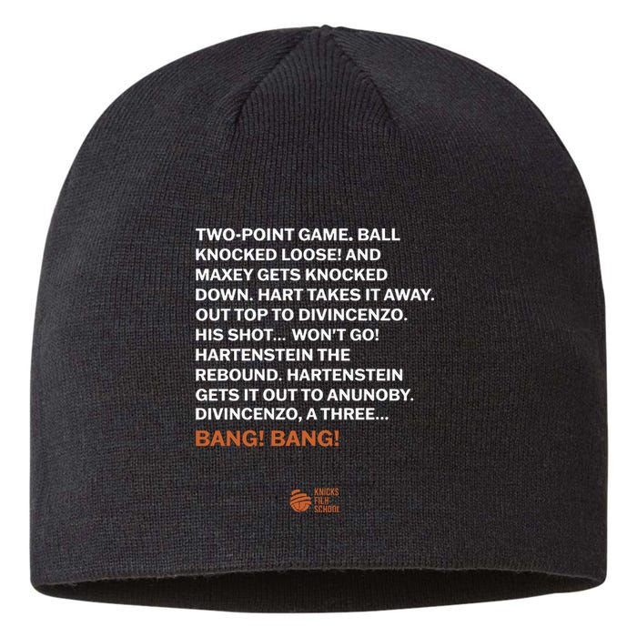 Two Point Game Ball Knocked Loose And Maxey Gets Knocked Down Bang Bang Sustainable Beanie