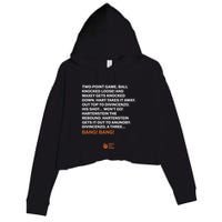 Two Point Game Ball Knocked Loose And Maxey Gets Knocked Down Bang Bang Crop Fleece Hoodie
