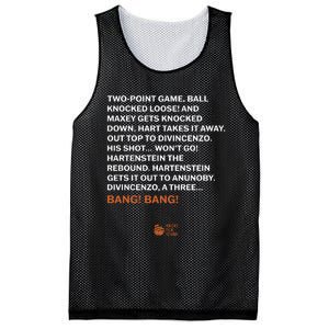 Two Point Game Ball Knocked Loose And Maxey Gets Knocked Down Bang Bang Mesh Reversible Basketball Jersey Tank