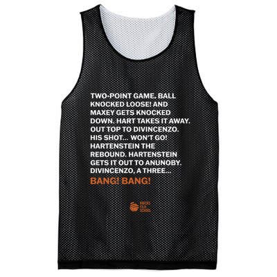 Two Point Game Ball Knocked Loose And Maxey Gets Knocked Down Bang Bang Mesh Reversible Basketball Jersey Tank