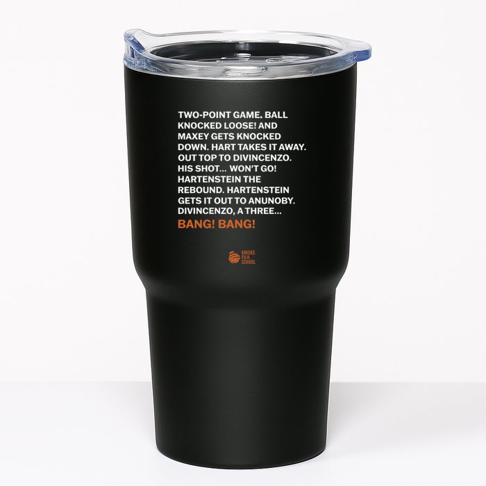 Two Point Game Ball Knocked Loose And Maxey Gets Knocked Down Bang Bang Tumbler