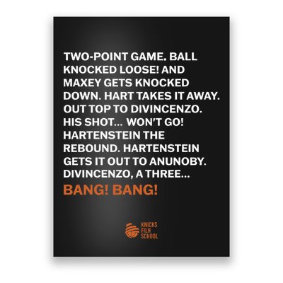 Two Point Game Ball Knocked Loose And Maxey Gets Knocked Down Bang Bang Poster
