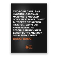 Two Point Game Ball Knocked Loose And Maxey Gets Knocked Down Bang Bang Poster