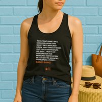 Two Point Game Ball Knocked Loose And Maxey Gets Knocked Down Bang Bang Womens Tank Top