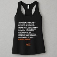 Two Point Game Ball Knocked Loose And Maxey Gets Knocked Down Bang Bang Womens Tank Top