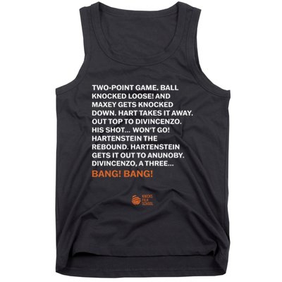 Two Point Game Ball Knocked Loose And Maxey Gets Knocked Down Bang Bang Tank Top