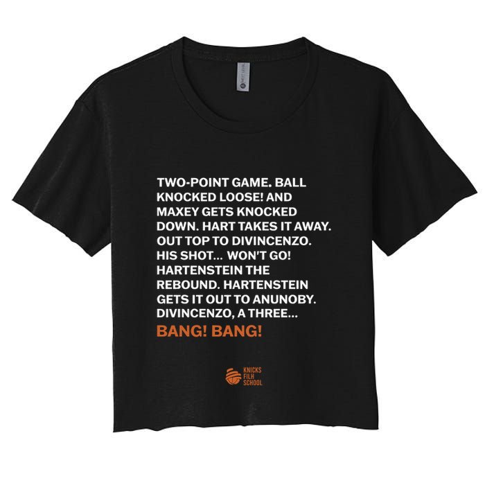 Two Point Game Ball Knocked Loose And Maxey Gets Knocked Down Bang Bang Crop Top