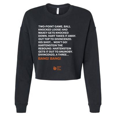 Two Point Game Ball Knocked Loose And Maxey Gets Knocked Down Bang Bang Cropped Pullover Crew