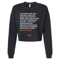 Two Point Game Ball Knocked Loose And Maxey Gets Knocked Down Bang Bang Cropped Pullover Crew