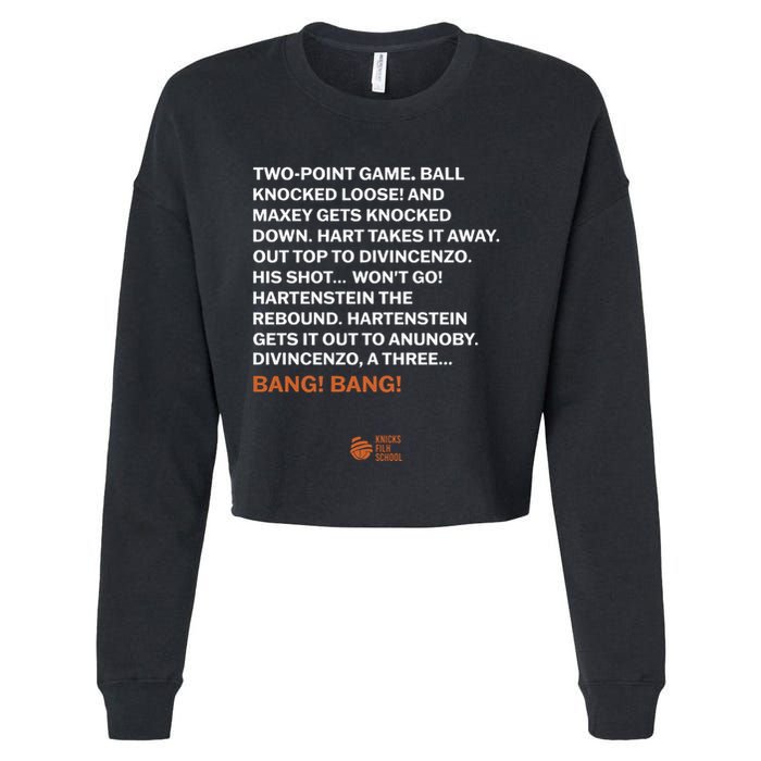 Two Point Game Ball Knocked Loose And Maxey Gets Knocked Down Bang Bang Cropped Pullover Crew