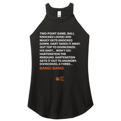Two Point Game Ball Knocked Loose And Maxey Gets Knocked Down Bang Bang Women's Perfect Tri Rocker Tank