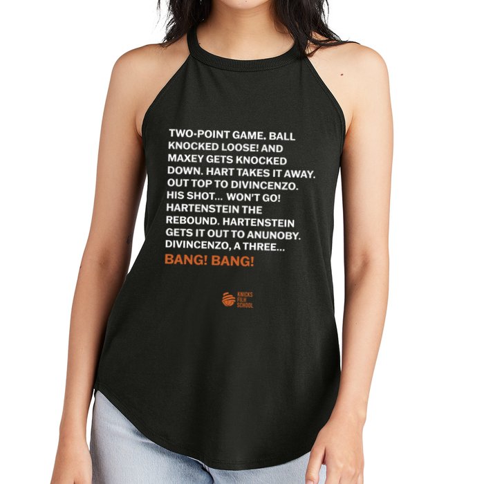 Two Point Game Ball Knocked Loose And Maxey Gets Knocked Down Bang Bang Women's Perfect Tri Rocker Tank