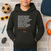 Two Point Game Ball Knocked Loose And Maxey Gets Knocked Down Bang Bang Kids Hoodie