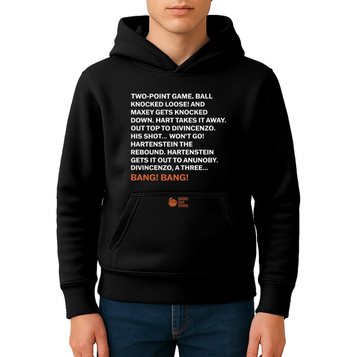 Two Point Game Ball Knocked Loose And Maxey Gets Knocked Down Bang Bang Kids Hoodie