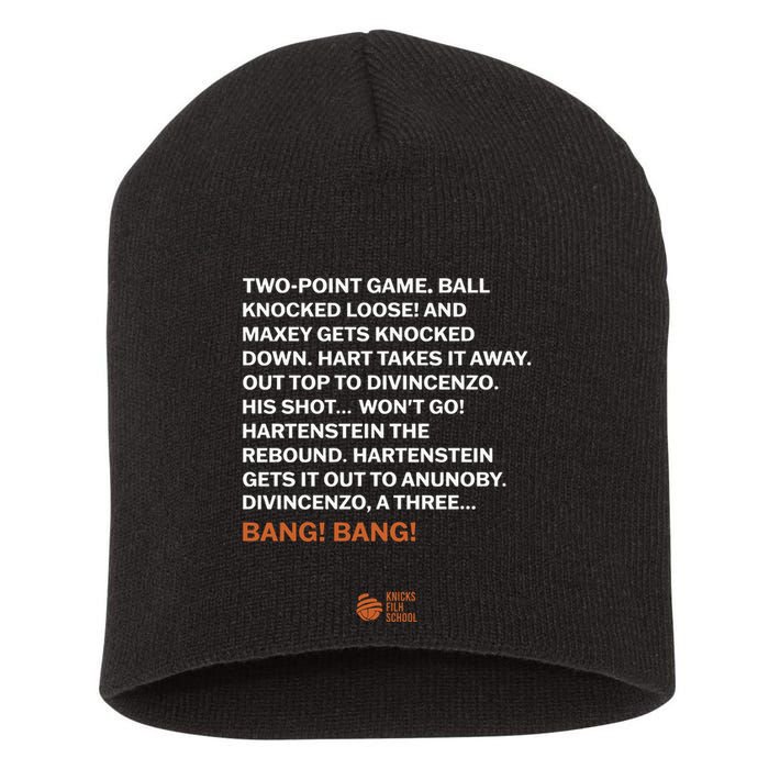 Two Point Game Ball Knocked Loose And Maxey Gets Knocked Down Bang Bang Short Acrylic Beanie