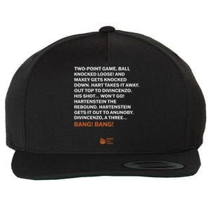 Two Point Game Ball Knocked Loose And Maxey Gets Knocked Down Bang Bang Wool Snapback Cap