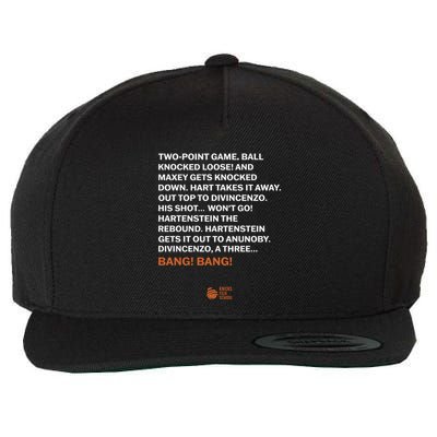 Two Point Game Ball Knocked Loose And Maxey Gets Knocked Down Bang Bang Wool Snapback Cap