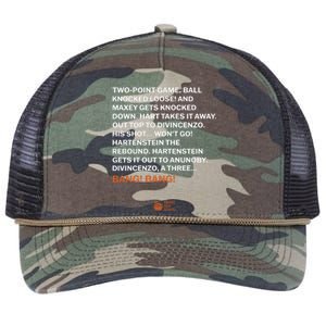 Two Point Game Ball Knocked Loose And Maxey Gets Knocked Down Bang Bang Retro Rope Trucker Hat Cap