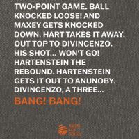 Two Point Game Ball Knocked Loose And Maxey Gets Knocked Down Bang Bang Cotton Canvas Backpack
