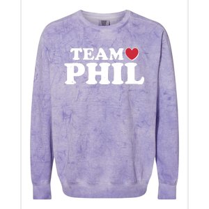 Team Phil Groundhog Day Colorblast Crewneck Sweatshirt