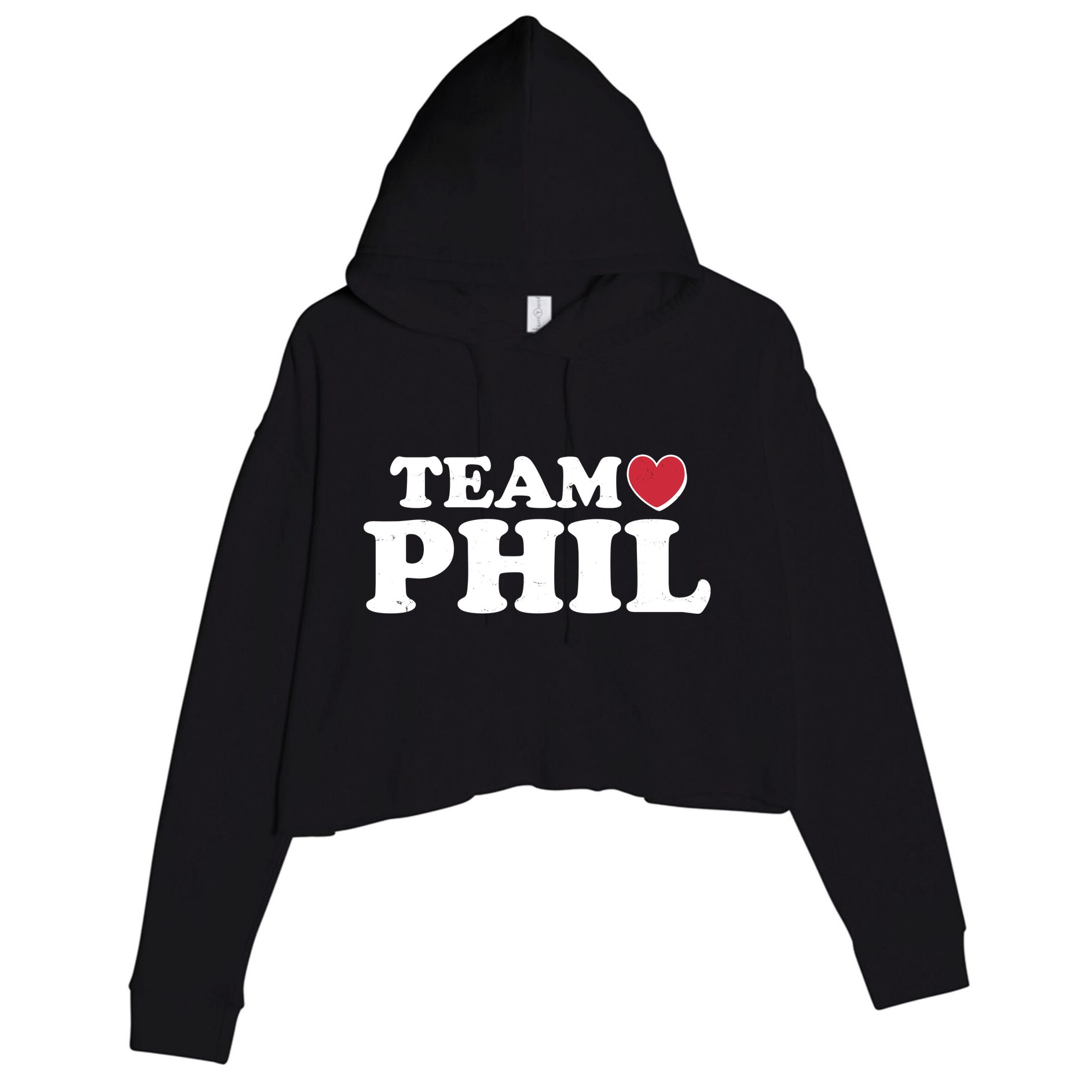 Team Phil Groundhog Day Crop Fleece Hoodie