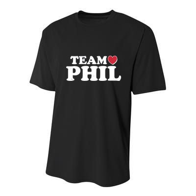 Team Phil Groundhog Day Youth Performance Sprint T-Shirt