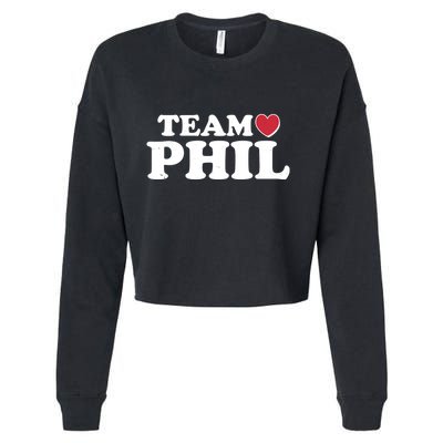Team Phil Groundhog Day Cropped Pullover Crew