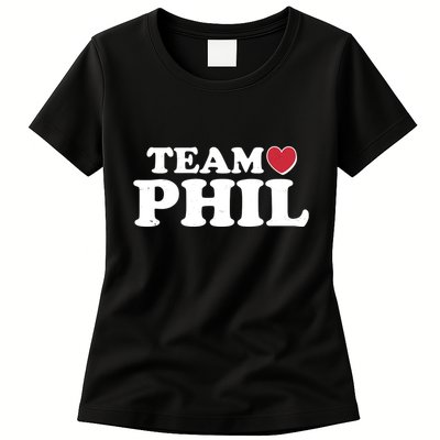 Team Phil Groundhog Day Womens T-Shirt