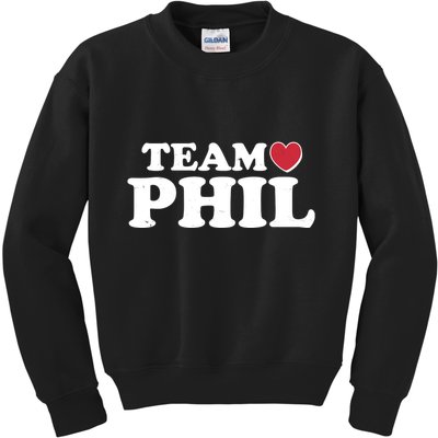 Team Phil Groundhog Day Kids Sweatshirt