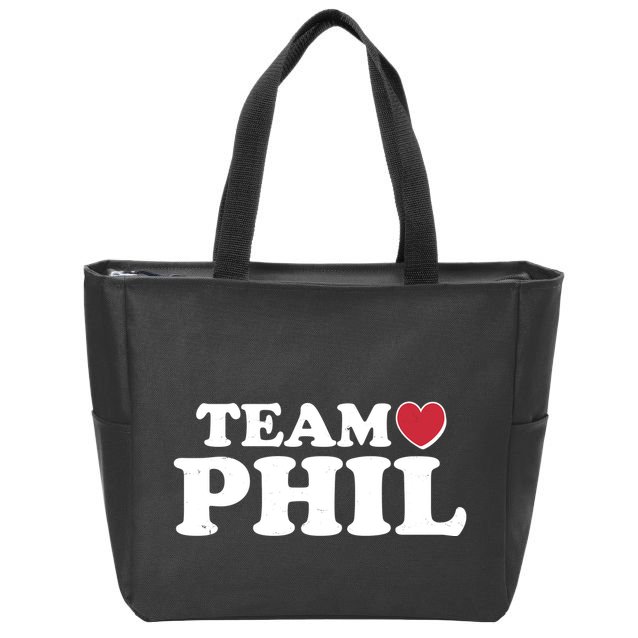 Team Phil Groundhog Day Zip Tote Bag