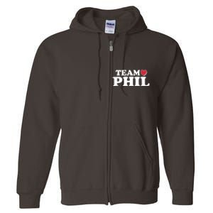 Team Phil Groundhog Day Full Zip Hoodie