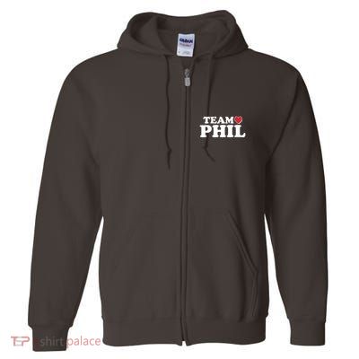 Team Phil Groundhog Day Full Zip Hoodie