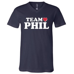 Team Phil Groundhog Day V-Neck T-Shirt