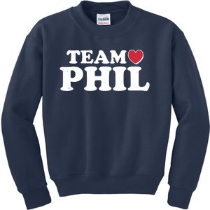 Team Phil Groundhog Day Kids Sweatshirt