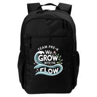 Team Prek Grow With The Flow With Playful Waves And Plants Daily Commute Backpack