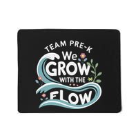 Team Prek Grow With The Flow With Playful Waves And Plants Mousepad