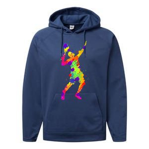 Tennis Player Gift Performance Fleece Hoodie