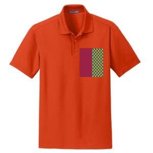 Tomioka Pattern Graphic Dry Zone Grid Polo